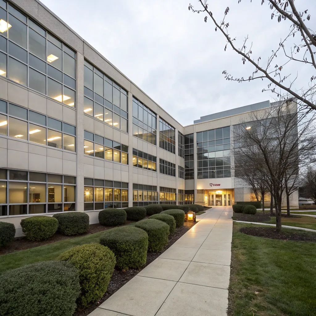 Office view from outside