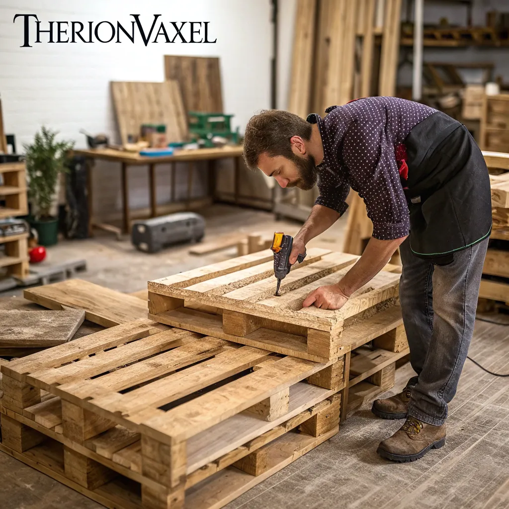 Pallet furniture crafting with THERIONVAXEL